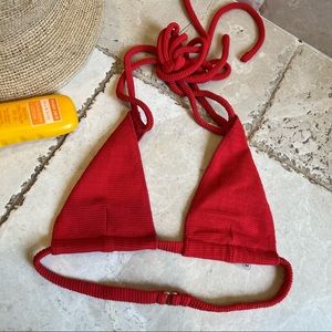 Montce Swim Red Bikini Top